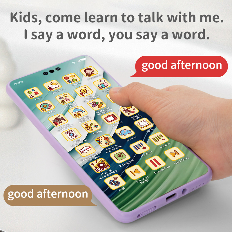 The Charging Children's Mobile Phone Toy Simulation Early Education Learning Machine Is Intelligent — view 4