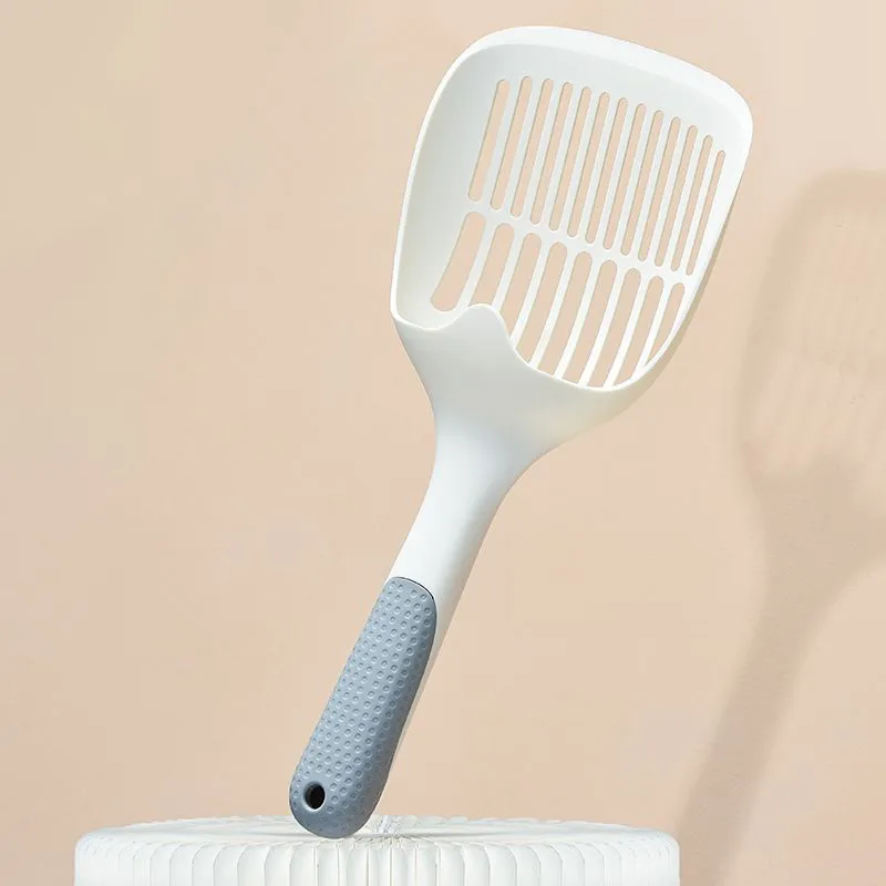 Cat Litter Scoop Plastic Shovel with Base Self Cleaning