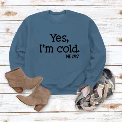 Letter Round Neck Pullover Long Sleeve Sweatshirt - Styles16 - View 1