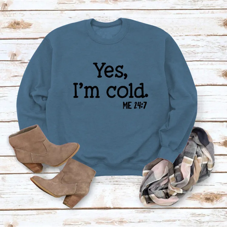 Letter Round Neck Pullover Long Sleeve Sweatshirt - Styles16