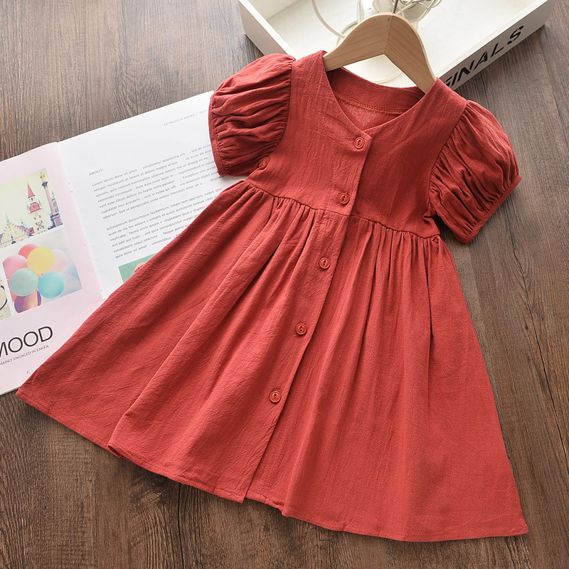 Girls Skirt Simple Elegant Dress Princess Dress