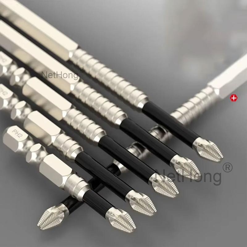 9PCS Cross Head Impact Drill Bits-Magnetic Anti-Slip Screwdriver Bits — image 9
