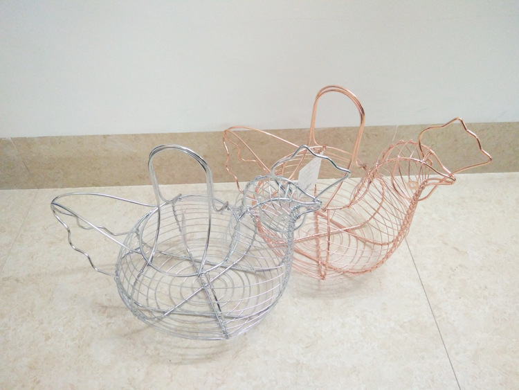 Title 10, New Storage Basket Hen Ornament Wire