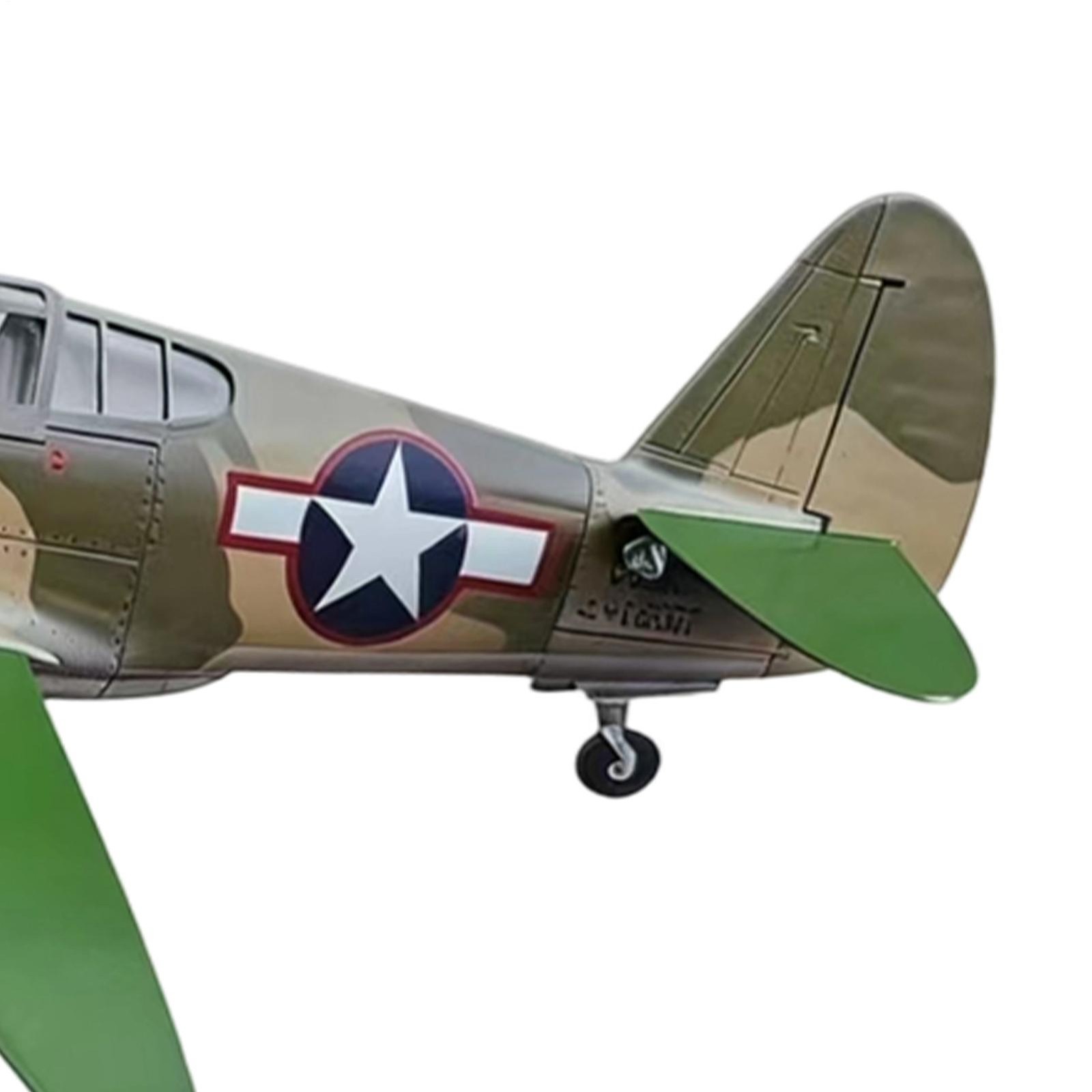 Aggressive Warplane Garden Wind Spinner 2D Metal Airplane Weather Vane Decor — image 2
