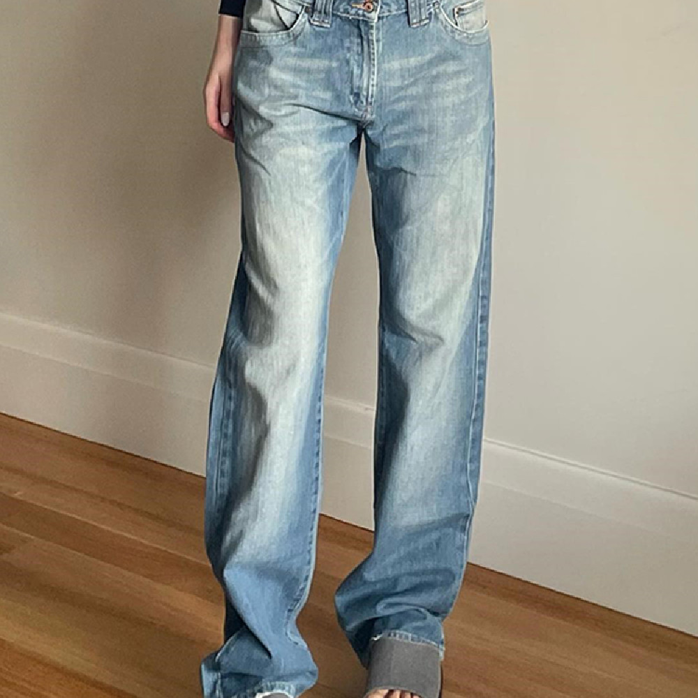 Title 6, Jeans dritti alla moda azzurri