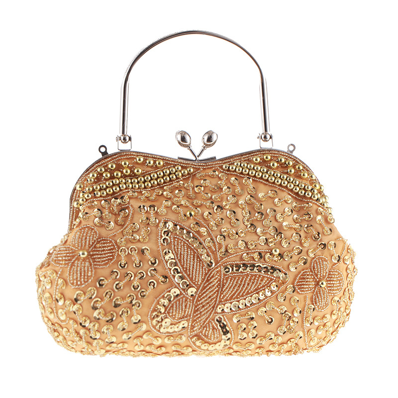 Bead Embroidery Pure Handicraft Bag Evening Banquet Classical Bag