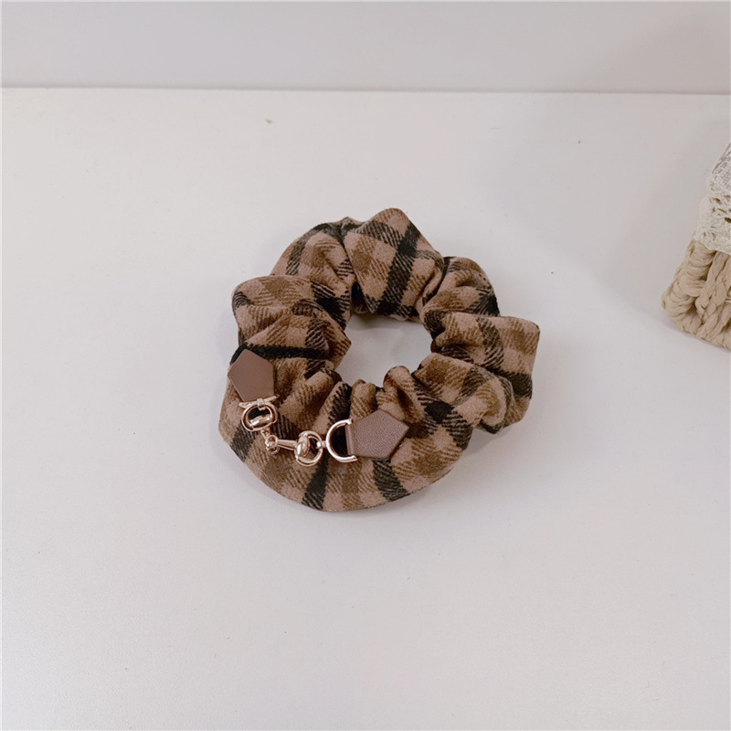 Simple Plaid Headband Fabric Hairband Temperament Small Checkered Hairband - Shop at LoveMi