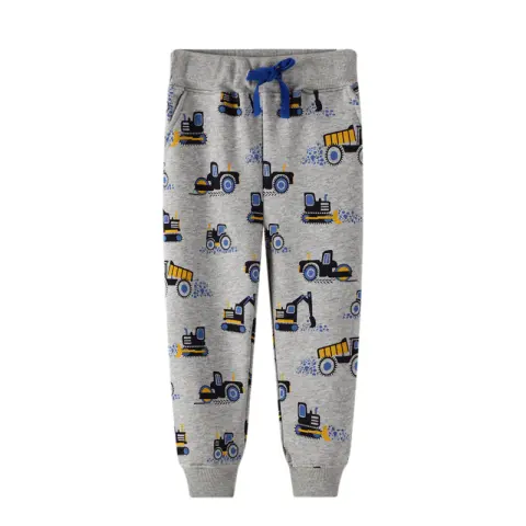 Boys' Spring and Autumn Pants Children's Knitted Trousers