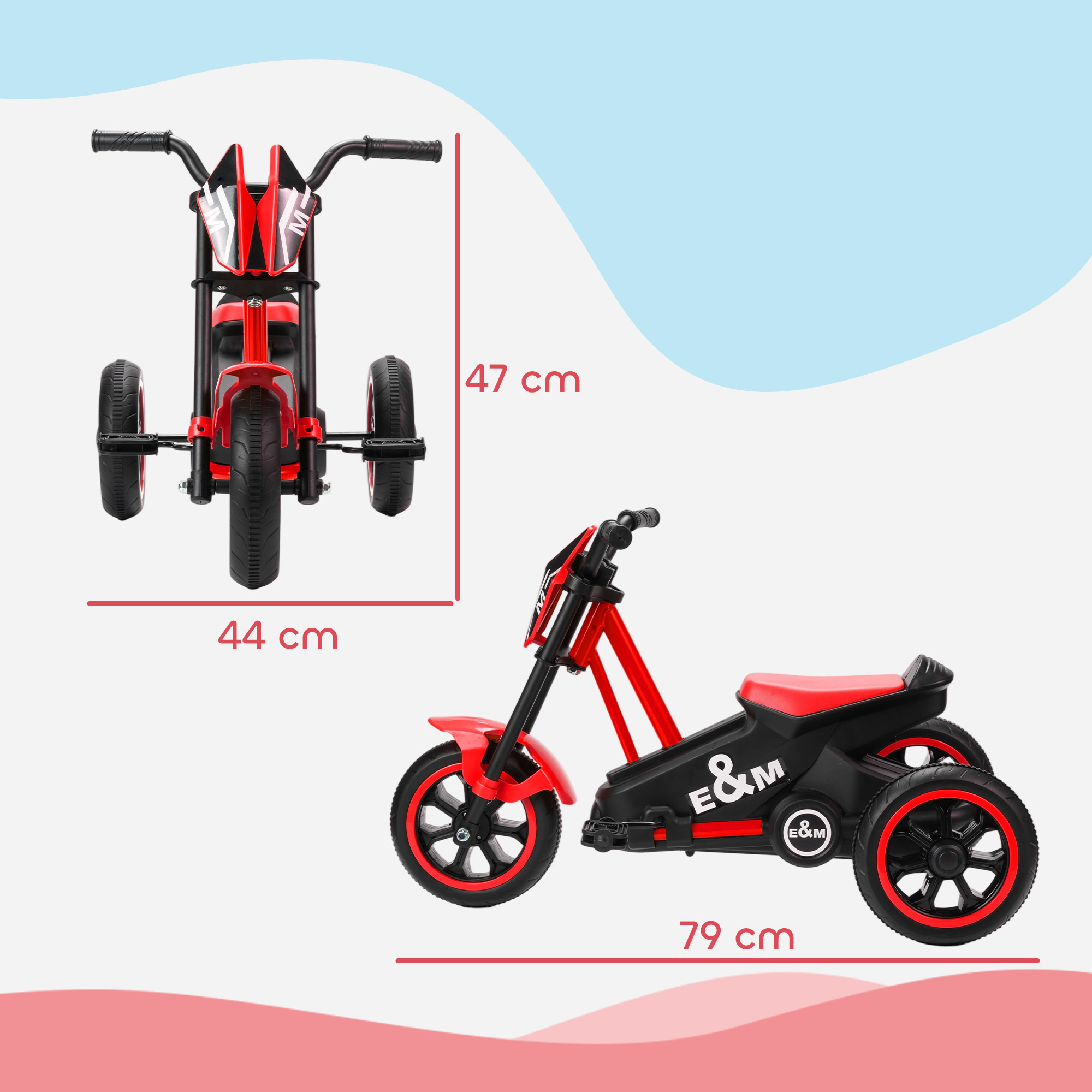 Children's Tricycles, Baby With Pedals, Three Wheeled Balance Bikes — image 3