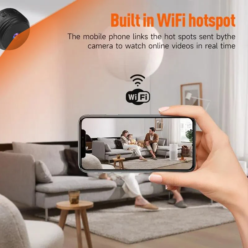 Title 5, A9 HD Wifi Smart Monitor Surveillance Cameras S...