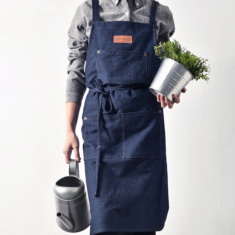 Title 1, Canvas kitchen Japanese denim cotton apron