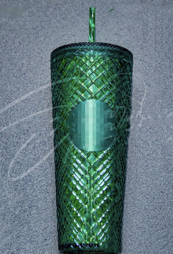 Original Direct-supply Double-layer Plastic Straw Cup