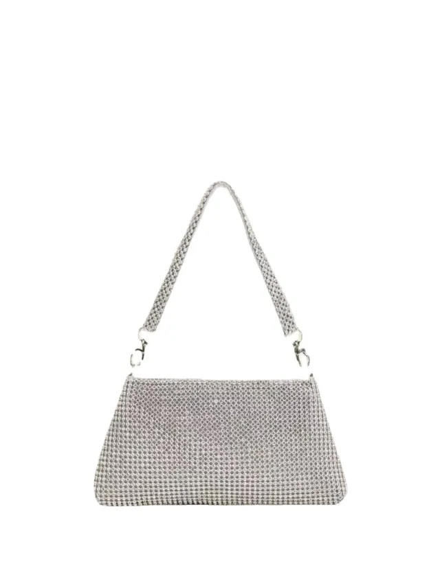 Fashion Diamond Clutch Bag Rhinestone Dinner Silver - Shop at LoveMi