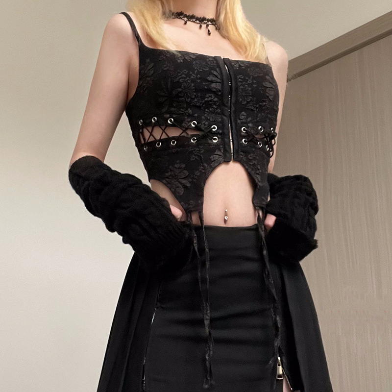 Women's Jacquard Slim-fit Straps Solid Color Camisole