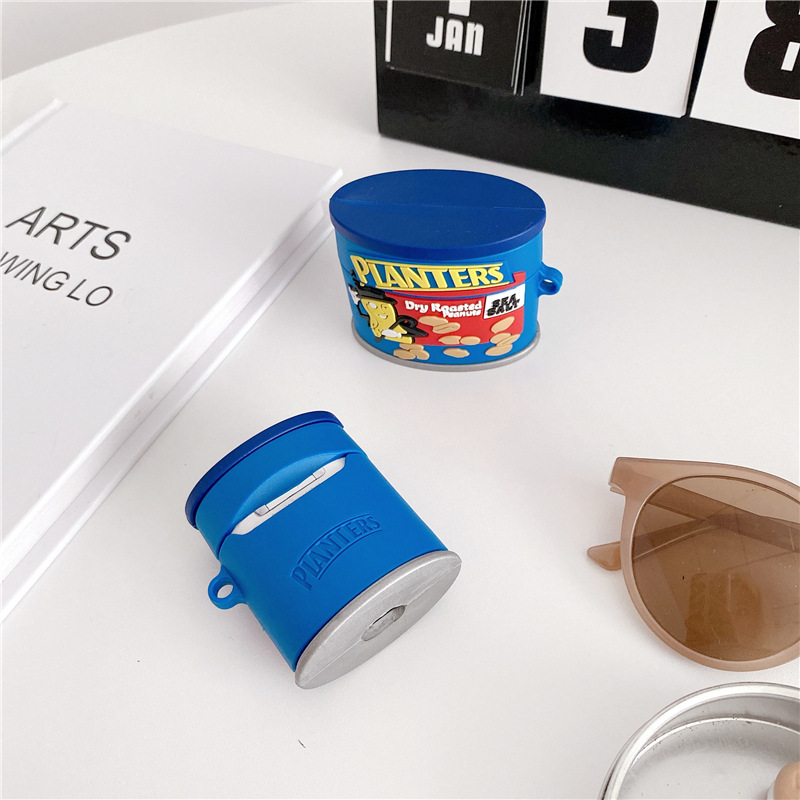 Compatible with Apple, Bluetooth Wireless Headset Box Creative Soft Plastic Case Applicable