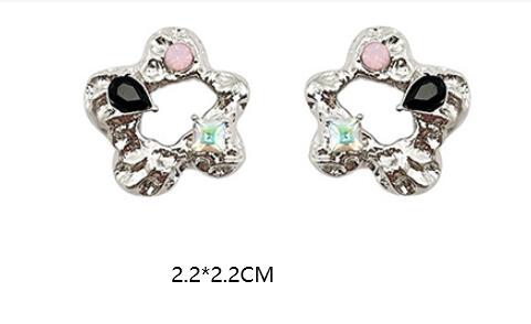 Title 3, Pendientes Starlight Liquid Love para mujer Bri...