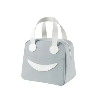 Aluminum Foil Lunch Box Bag Tote - Grey