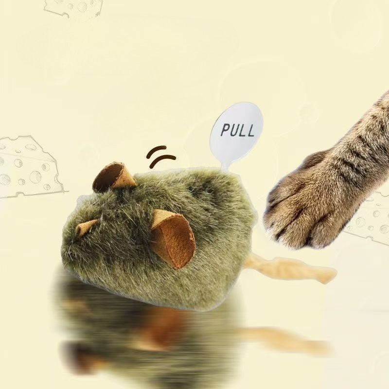 Funny Plush Mice Cat Toy Simulation Mouse Kitten Toy Bite-resistant Automatic Chirping Interactive Cat Chew Toy — foto 10
