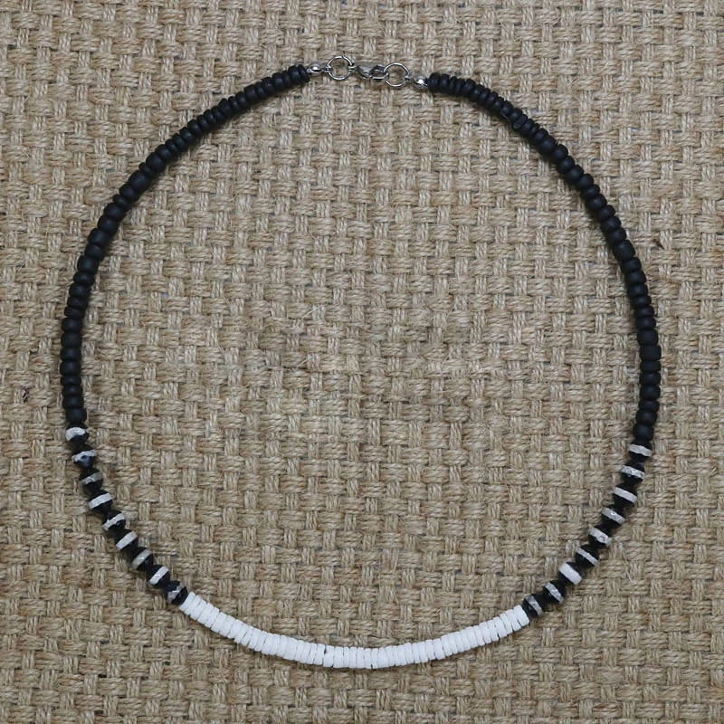 Men Tribe Ethnic Coconut Shell Necklace Men - Image 8