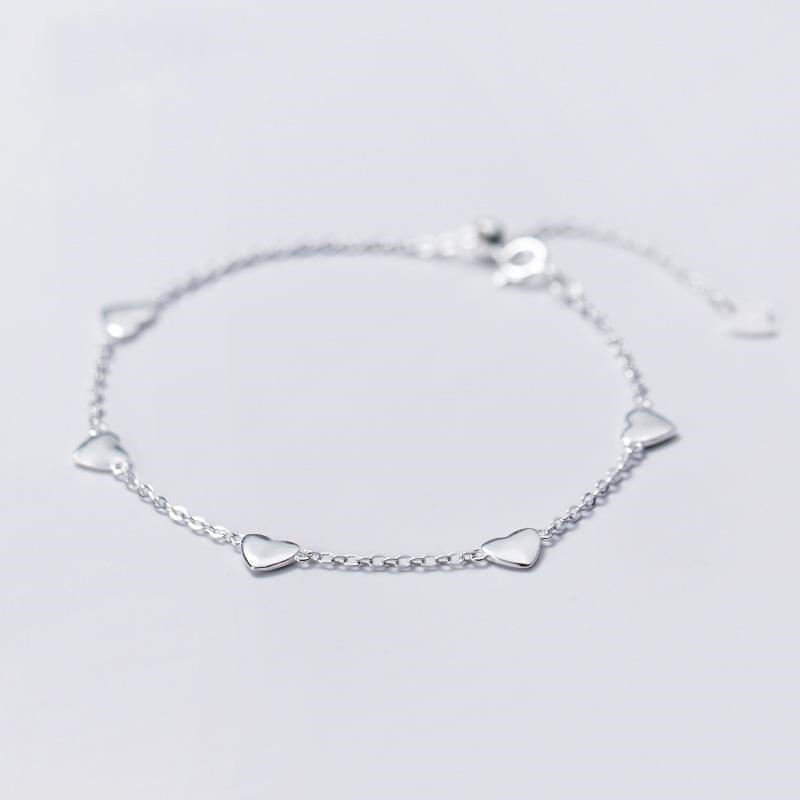 Title 3, Pulsera De Plata S925 Amor Brillante Femenino S...