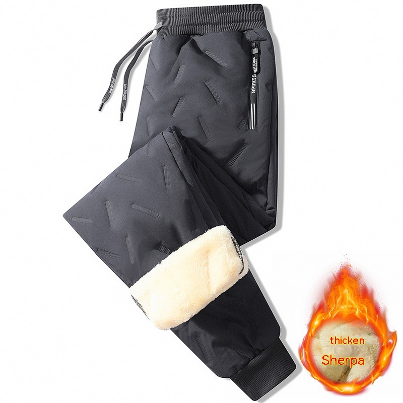 Cashmere Pants Male Plus Size Fleece-lined - Image 2