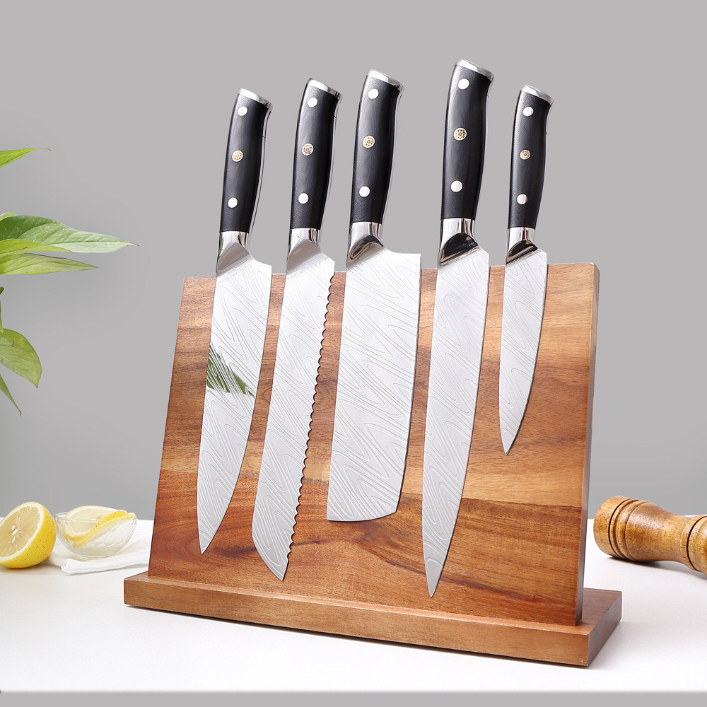 Title 6, Kitchen Magnetic Wooden Knife Holder