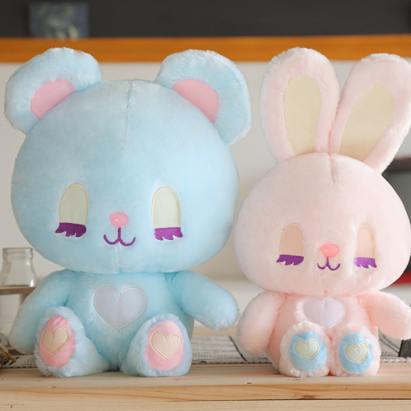 Title 3, Plush Toy Candy Colored Bear Bunny