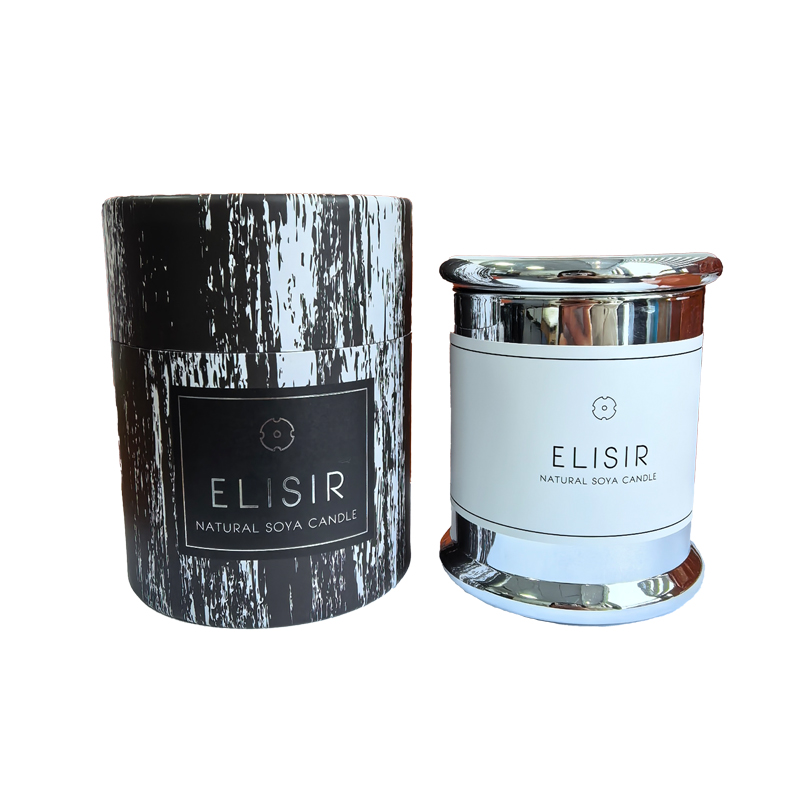 ELISIR Premium Soy Wax Candle 255g, Natural Soya Aromatherapy Candle For Home Relaxation And Home Refreshment
