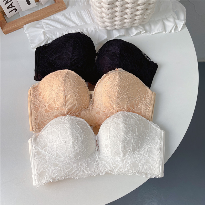 Title 5, Thin Strapless Non-slip Push Up Bra