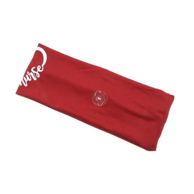 Milk Silk Mask Button Hair Band Red - Shop at LoveMi