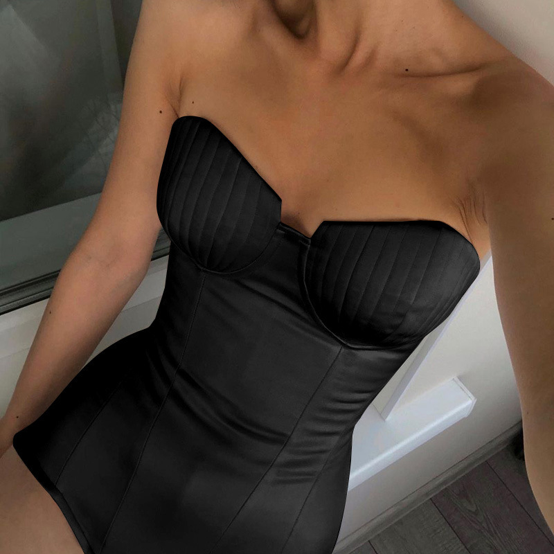 New Style Slip-shoulder Slim Sleeveless Top Women