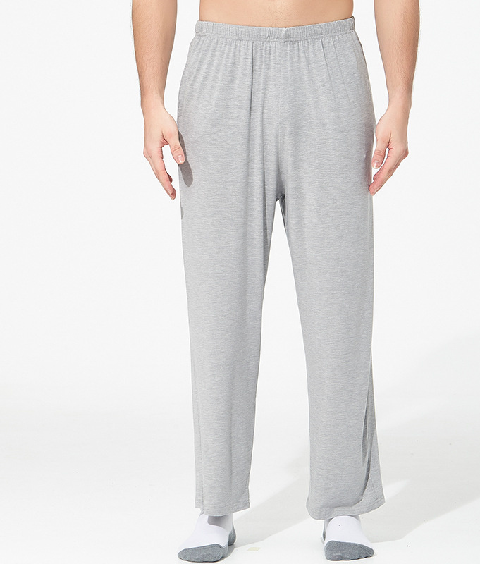 Men's Home Trousers Casual Amoi Lenzing Cotton Plus-sized LPants