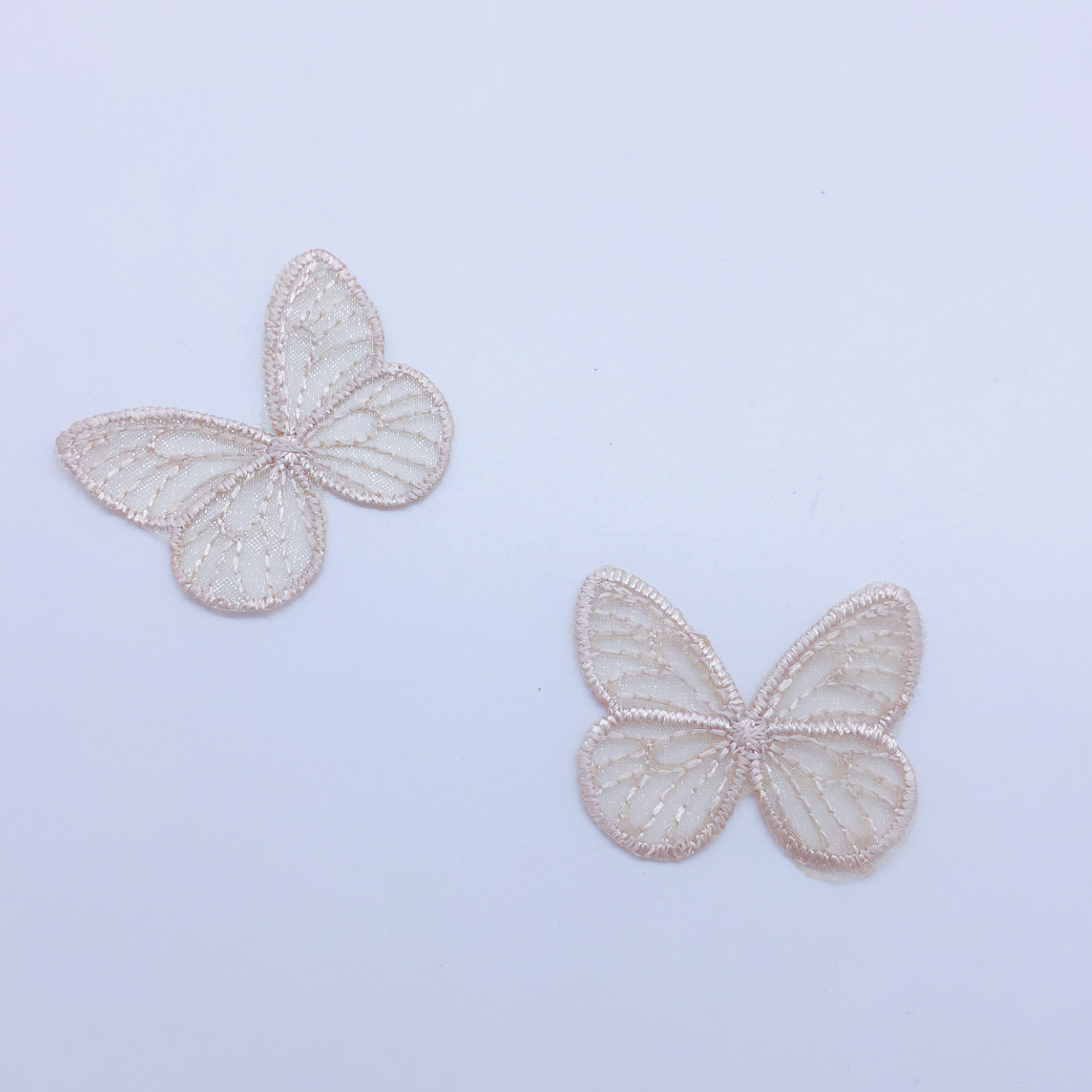 Embroidery Butterfly Piece Hair Accessories Headwear Material Clothing Decoration Accessories
