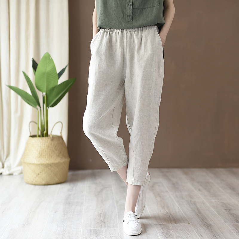 Title 6, Spring And Summer Cotton Linen Women