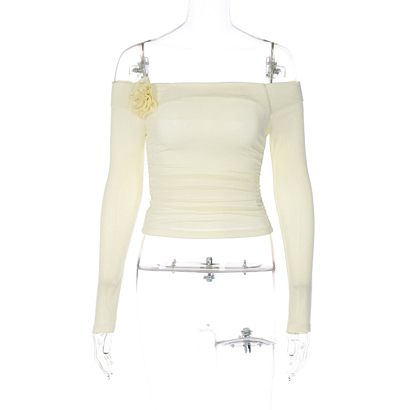 Women's Off-shoulder Long-sleeve Bodice With Off-shoulder Collar