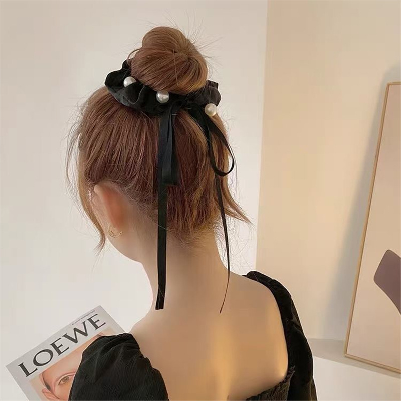 Women's Fashion Bow Headdress With Headband Black - Shop at LoveMi
