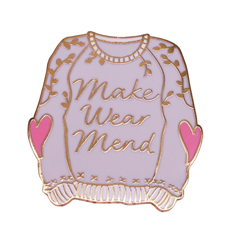 New Creative Sweater Patching Knitting Craft Badge — view 3