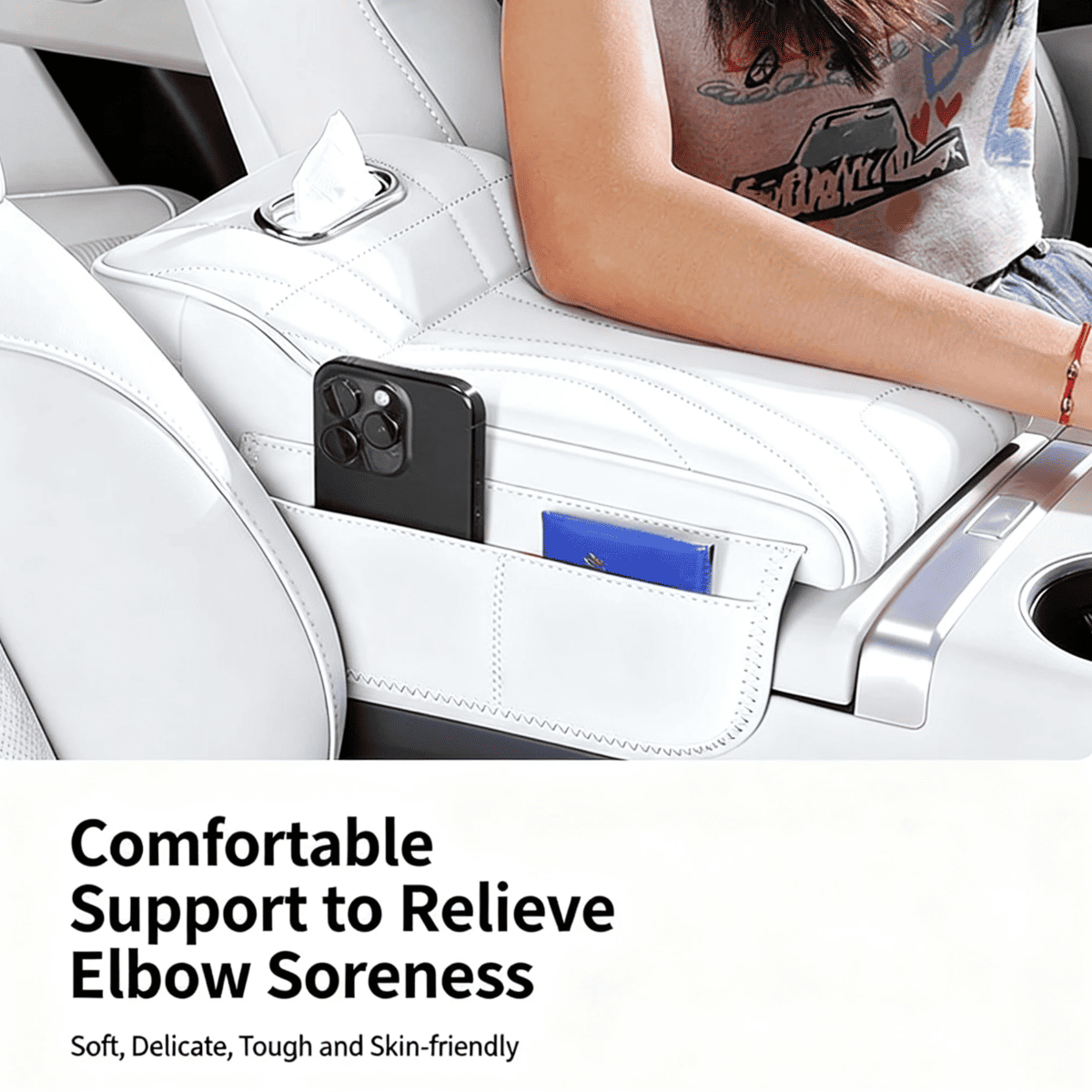 Coussin Console Centrale Voiture — Confort et Protection des Accoudoirs - image 2