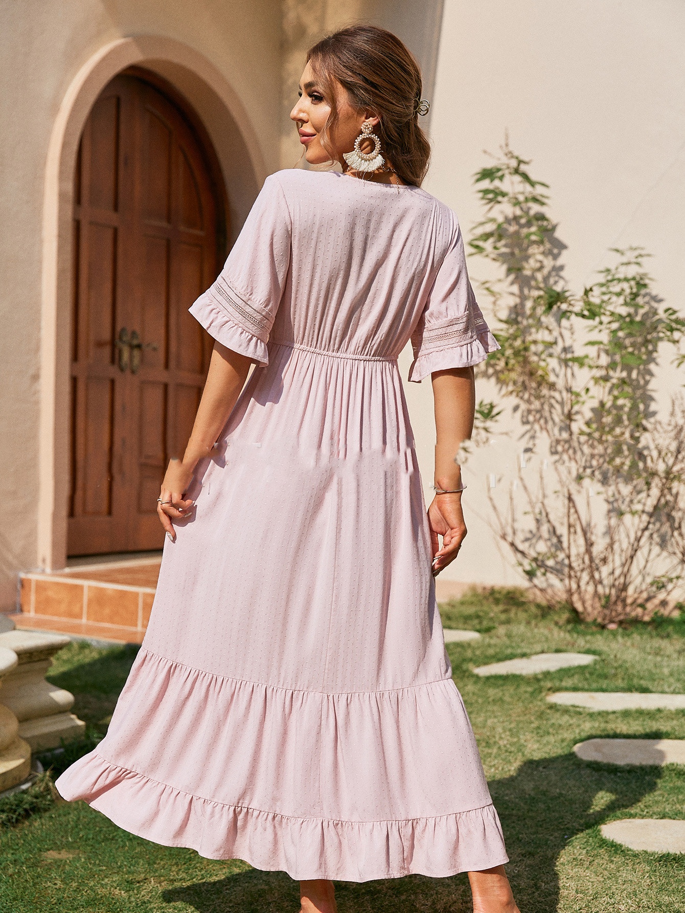Viscose A-Line Maxi Dress, picture 5 of 5
