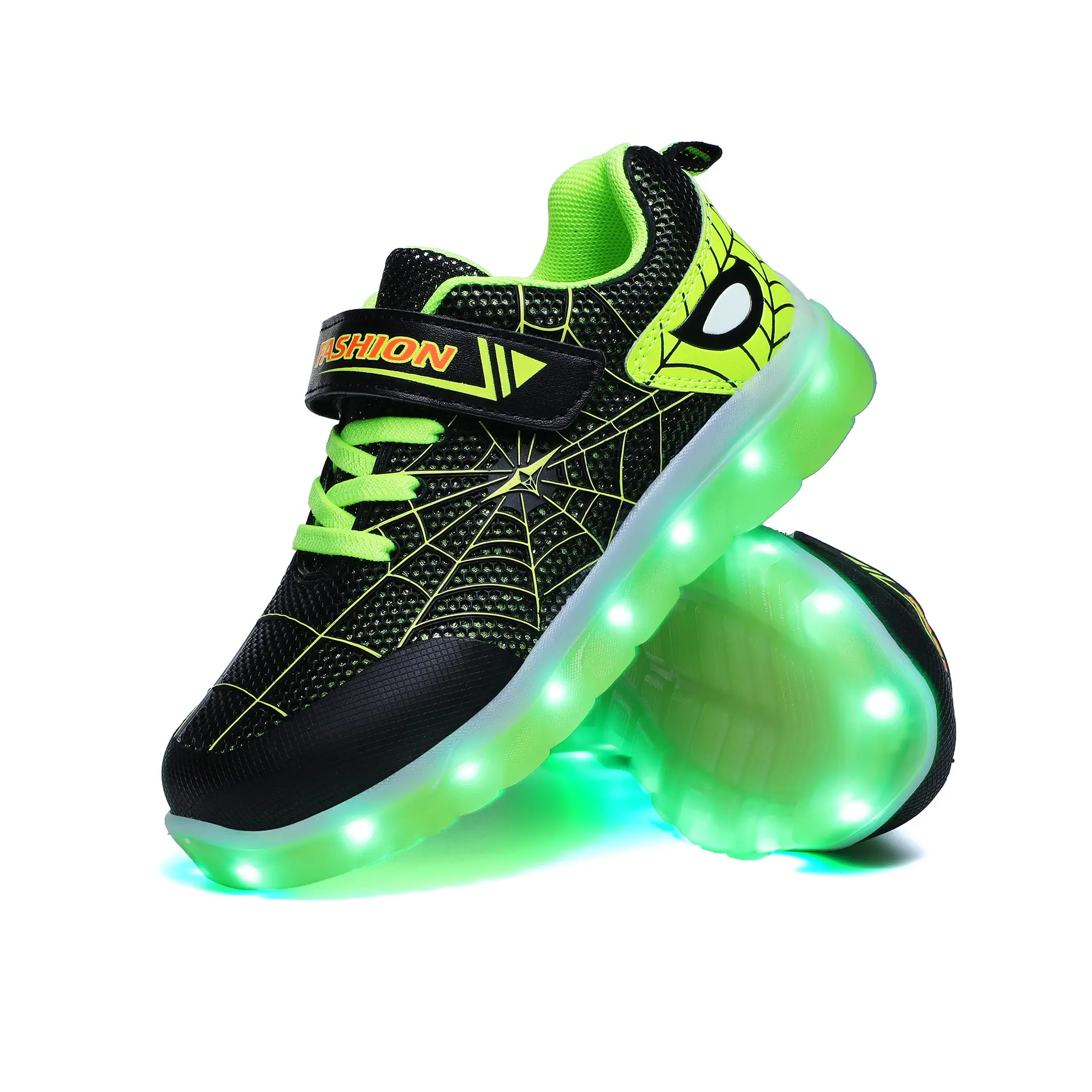 Size 26-37 Kids Led USB Recharge Glowing