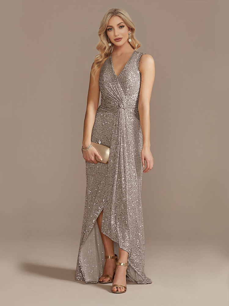 Sequin Twisted Evening Dress, picture 7 of 10