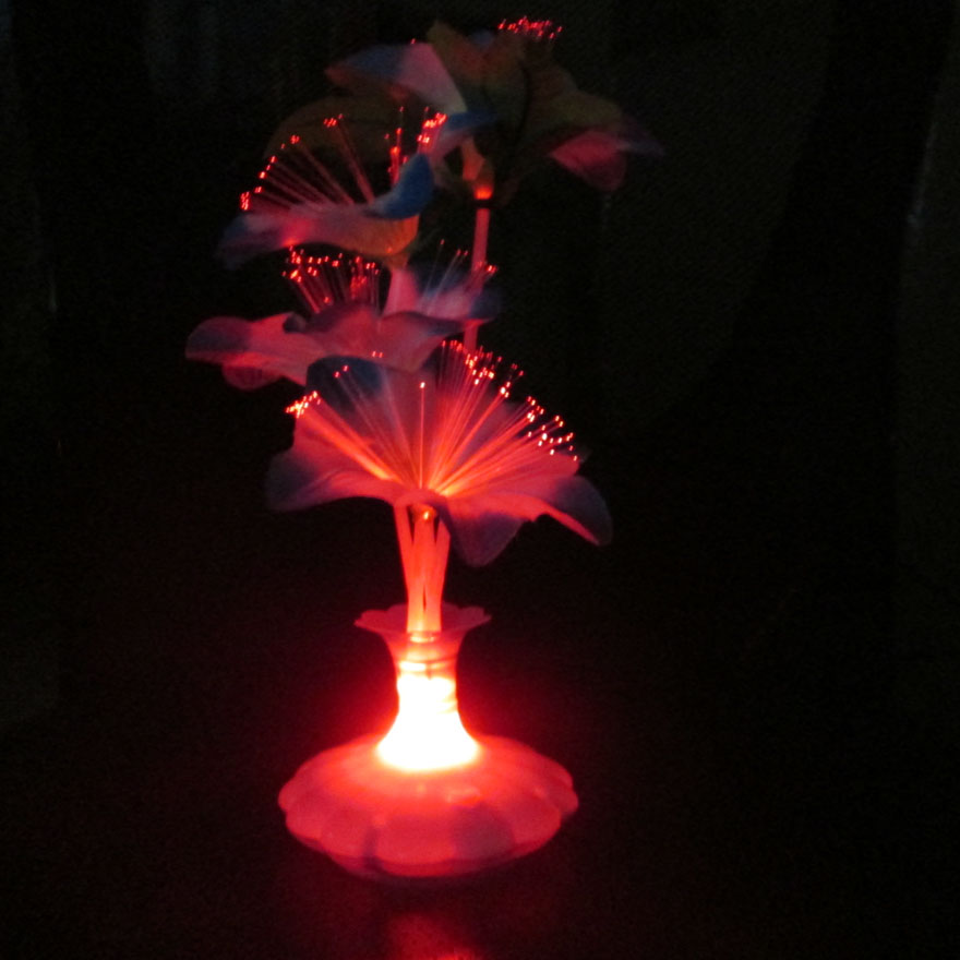 Title 8, Vase Fiber Optic Light Childrens Toy Colorful ...