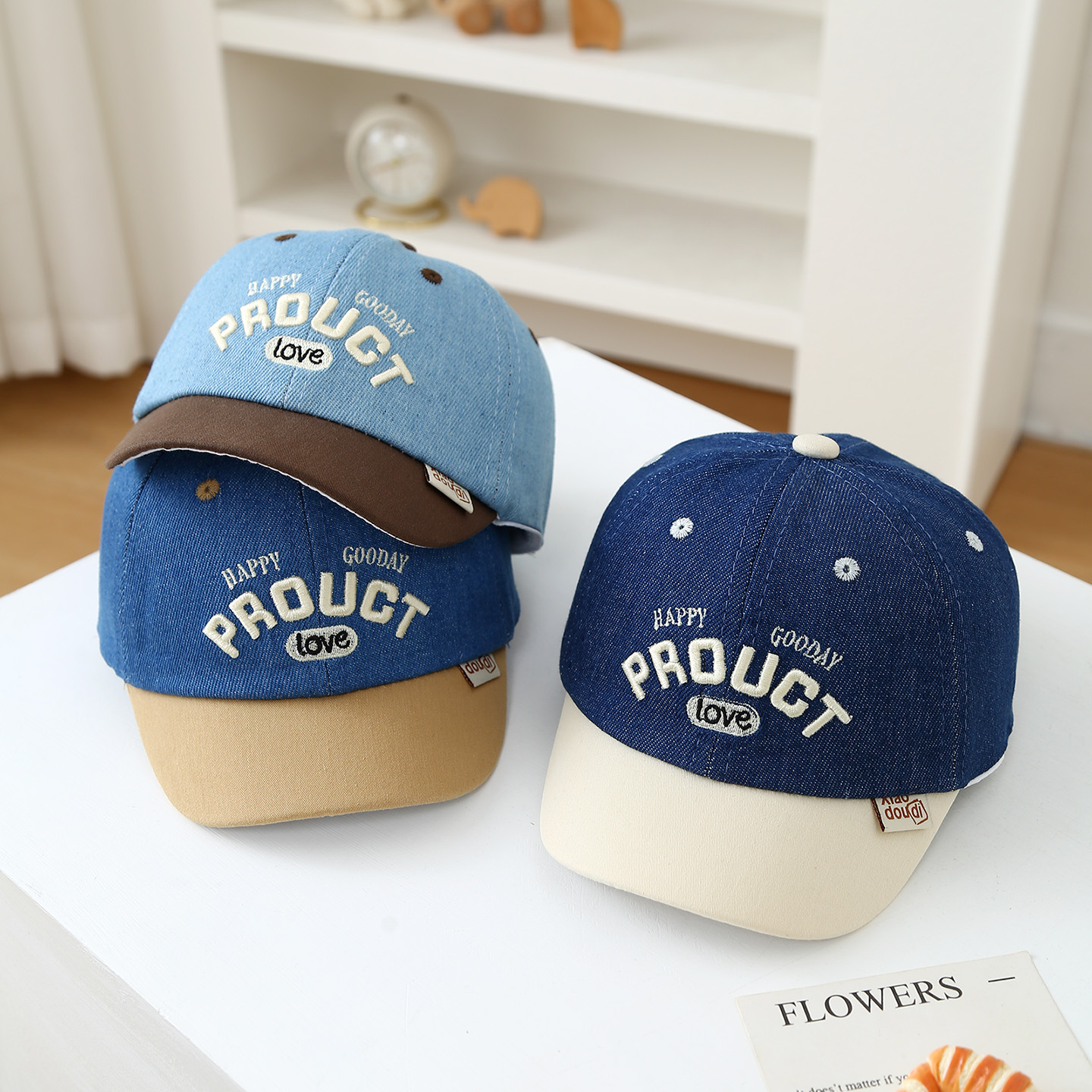 Summer Children's Hat - Children's Trendy Multi-color Embroidered Letter Baseball Cap - Baby Daily Shopping And Traveling Beanie Hat