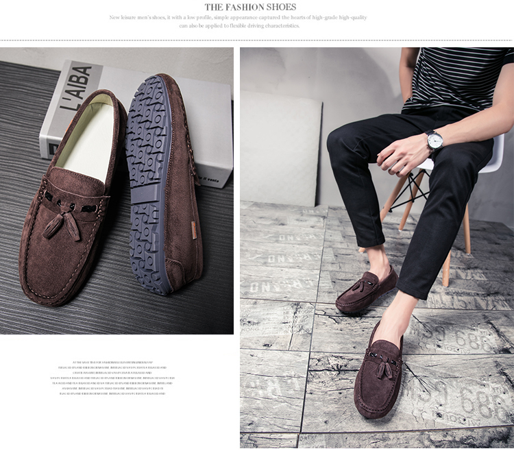 Title 8, New spring casual leather beanie shoes