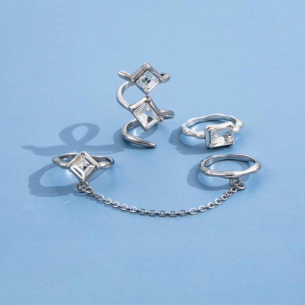 Knuckle Ring Fashion Trend Three-Piece Set