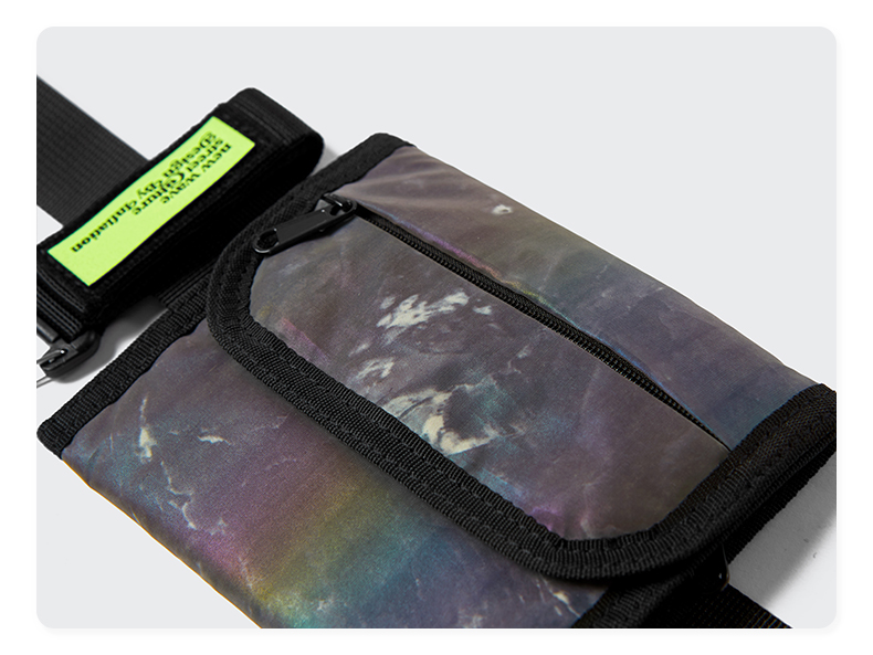 Irregular Personality Laser Reflective Crossbody Chest Bag - Image 6