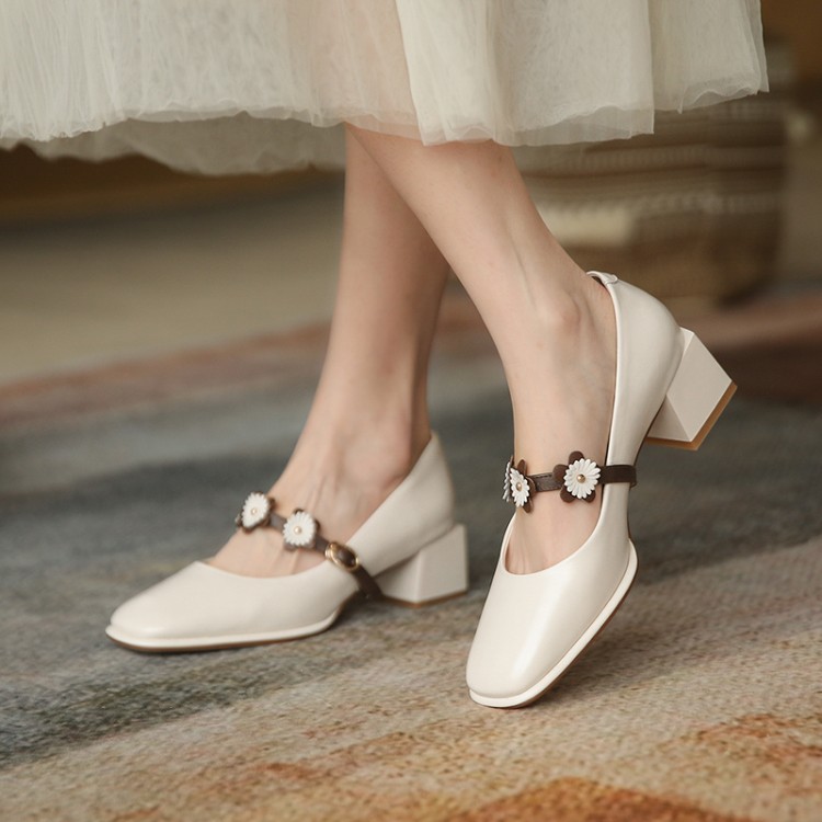 Mid-heel Mary Jane Shoes