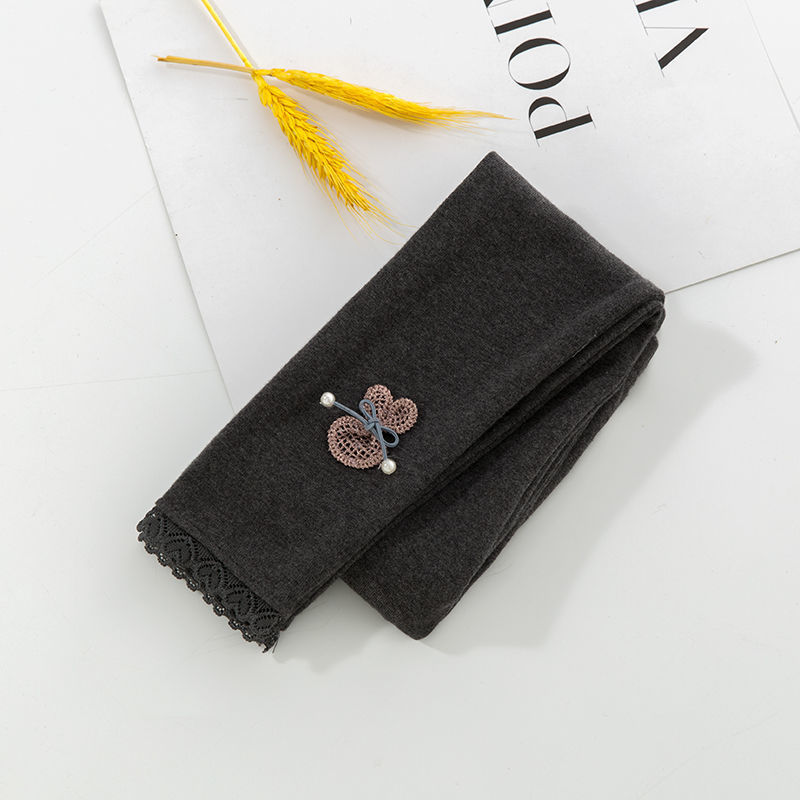 Autumn bunny black flower grey