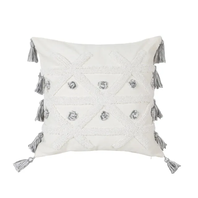 Embroidered Tufted Embroidered Pillowcase Pe20074E1 - Shop at LoveMi