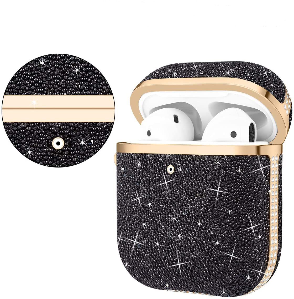Soft Electroplating Fashion Star Diamond Headphone Sleeve Protective Sleeve - Image 5